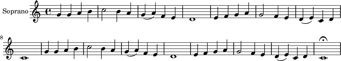 LilyPond snippet 1